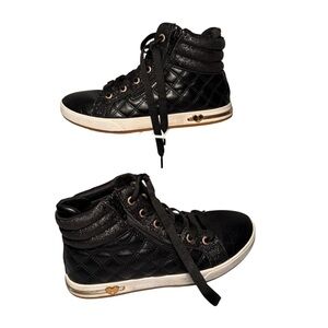 Skechers & Justice Girl's Sneaker Bundle Lot of 3 Pairs Size 4 Kids Shoes